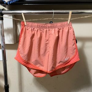 Nike running shorts. Orange. Size XL